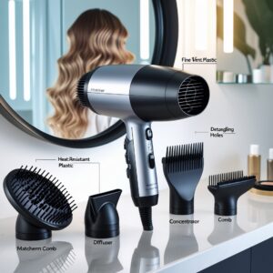 Professional Hair Dryer Attachment Set