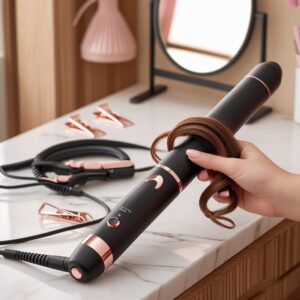Portable Ceramic Curling Wand